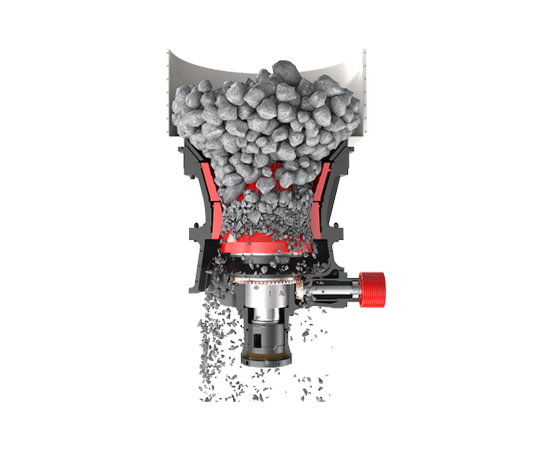 Cone crusher Working Principle images