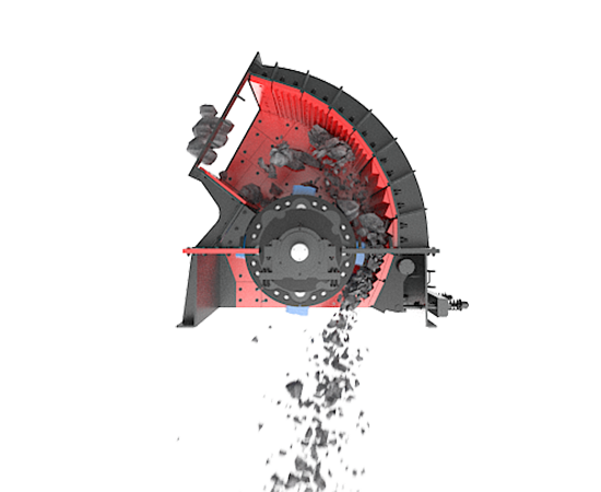 Hammer crusher Working Principle images