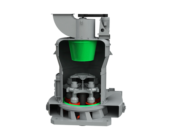 High-pressure micro-powder mill Working Principle images