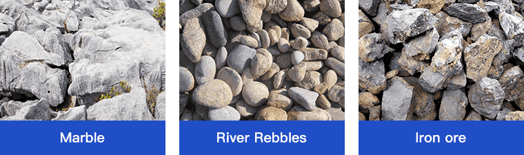 HVI Impact sand making machine Material images