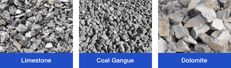 Impact crusher Material images