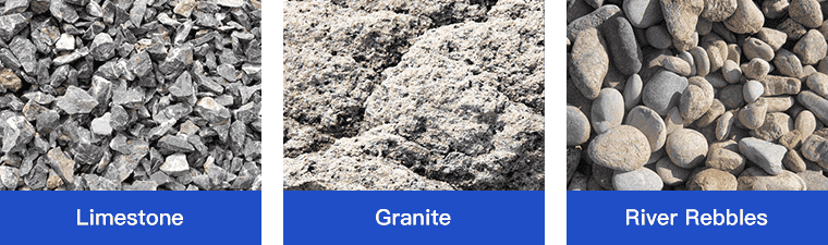 VSI Sand making machine Material images